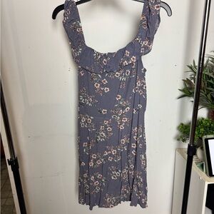 Garage Blue Floral Dress
